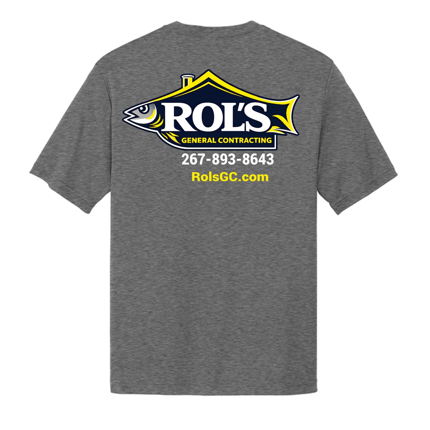 Iron Grey Heather - ST350 - BACK