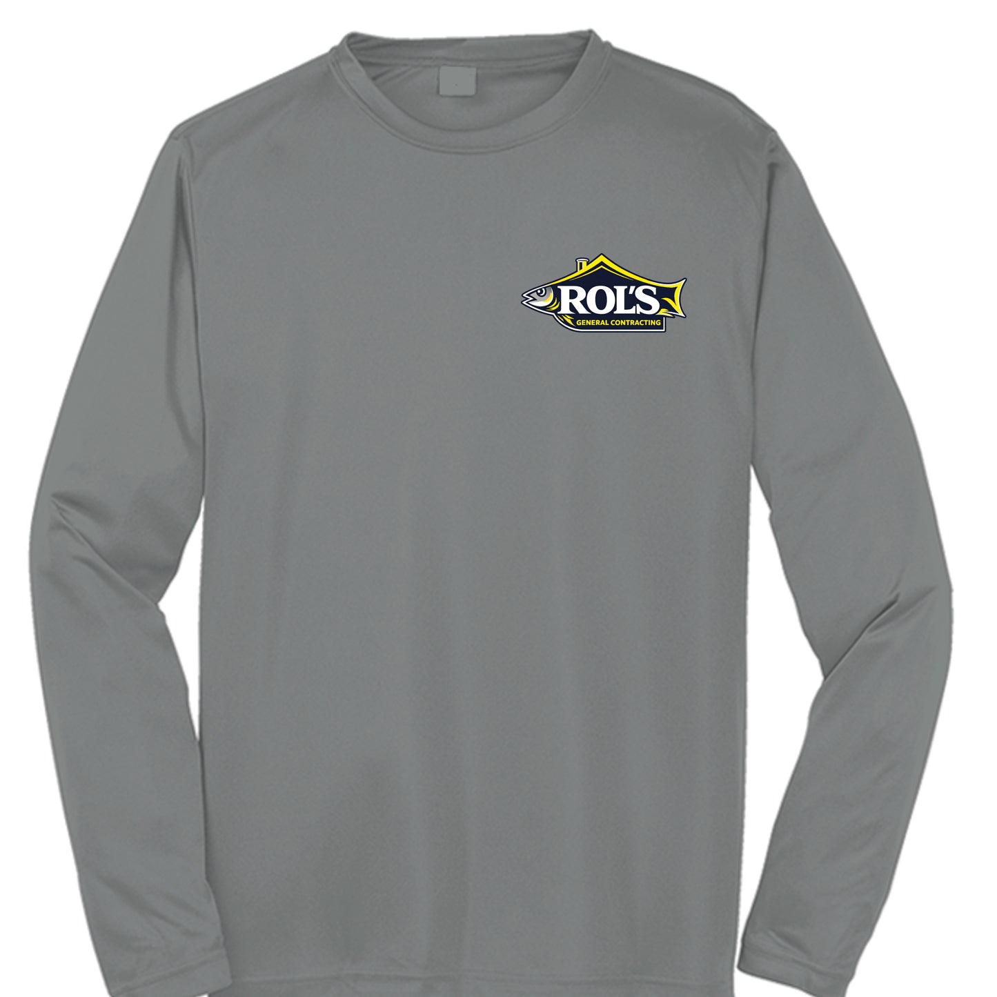 Iron Grey Heather - ST350LS - FRONT