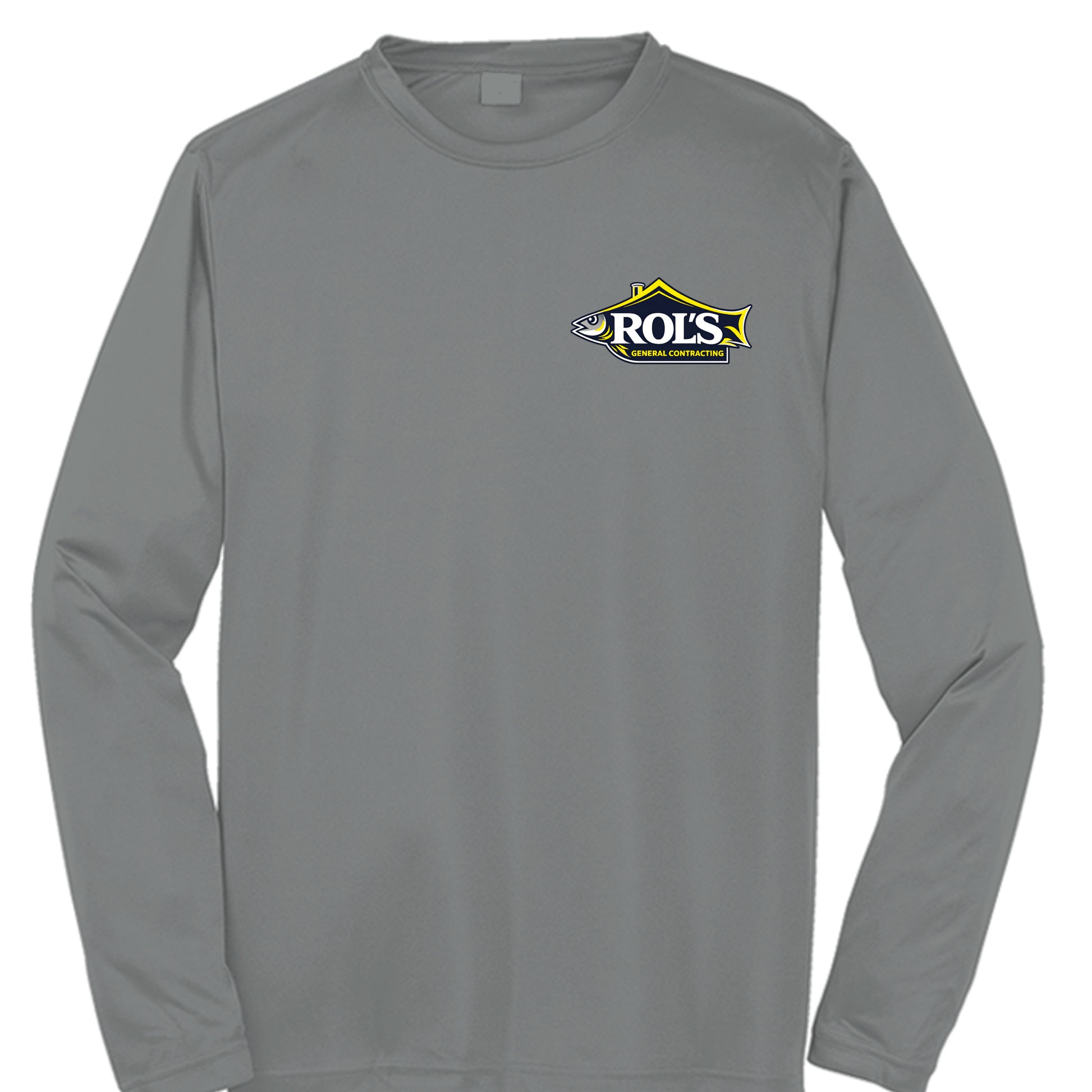 Iron Grey Heather - ST350LS - FRONT
